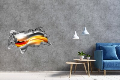 Sticker effetto rottura muro Una svolta nell'uso dei colori nel calcestruzzo