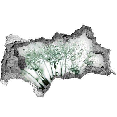 Adesivo con vista dietro il muro Un sogno floreale dietro il muro