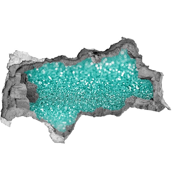 Sticker effetto rottura muro Acqua frizzante in un buco nel muro