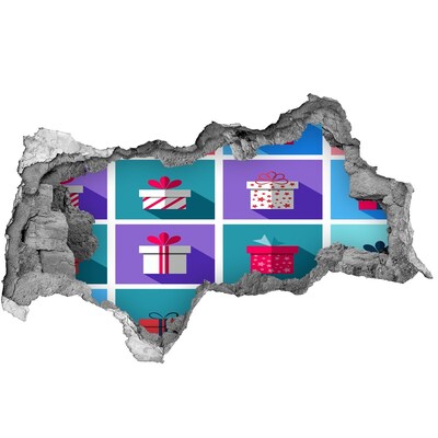 Decorazione da parete buco nel muro Sorprese regalo