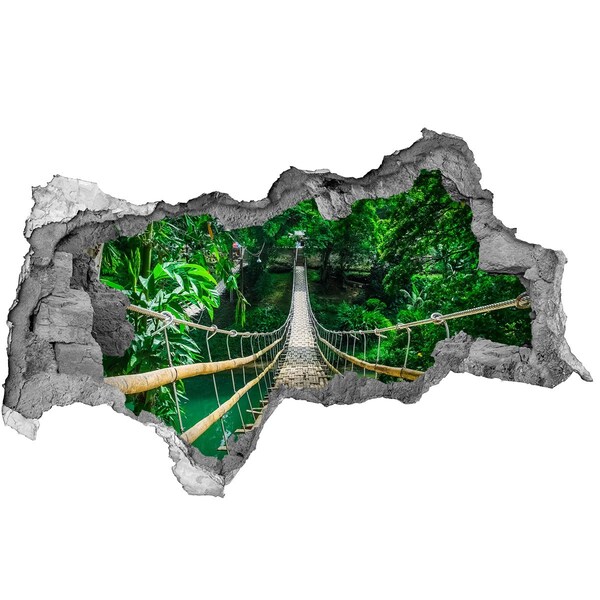 Decorazione da parete buco nel muro Ponte nella giungla