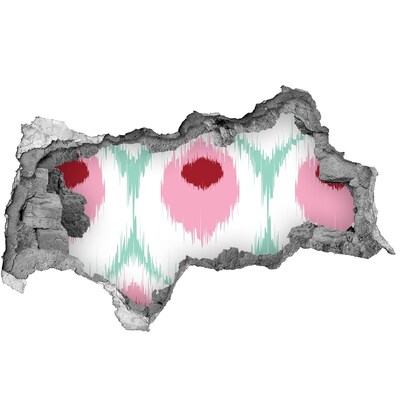 Adesivo con vista dietro il muro Illusione sonora nel cemento