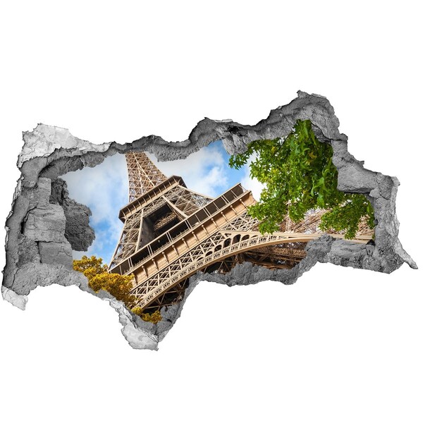 Decorazione da parete buco nel muro La Torre Eiffel a Parigi