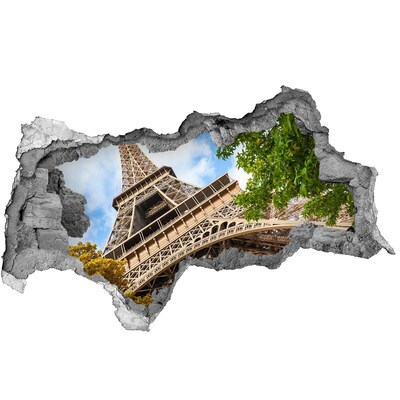 Decorazione da parete buco nel muro La Torre Eiffel a Parigi