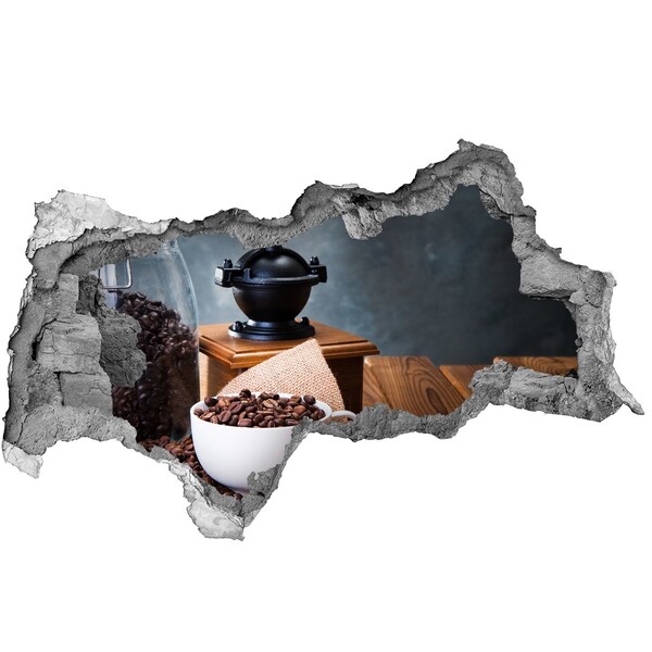 Decorazione da parete buco nel muro Caffè in un bar casalingo