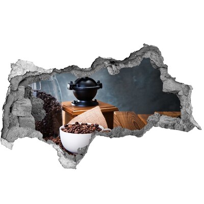 Decorazione da parete buco nel muro Caffè in un bar casalingo