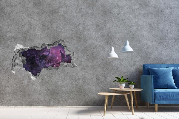 Decorazione da parete buco nel muro Spazio cosmico