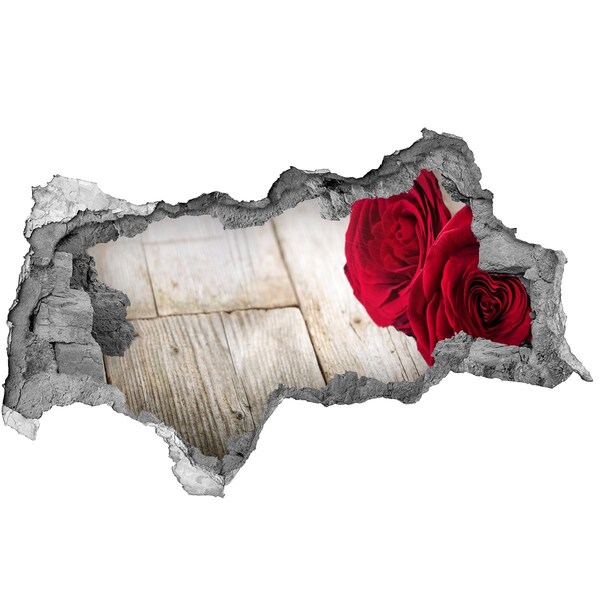 Decorazione da parete buco nel muro Rose in cemento