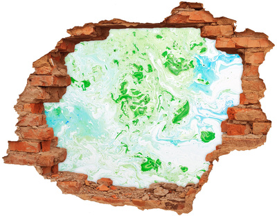 Adesivo effetto buco nel muro Un'oasi verde in un buco nel muro