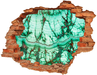 Adesivo con buco sbrecciato Grotta di Malachite