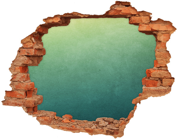 Adesivo effetto buco nel muro Una baia ai tropici