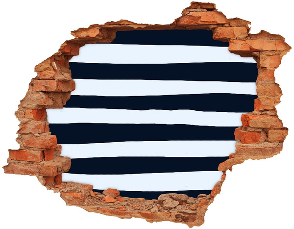 Adesivo effetto buco nel muro Raggiungere le profondità del mare