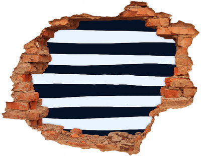 Adesivo effetto buco nel muro Raggiungere le profondità del mare