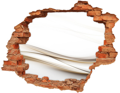 Adesivo effetto buco nel muro L'illusione dello spazio aperto