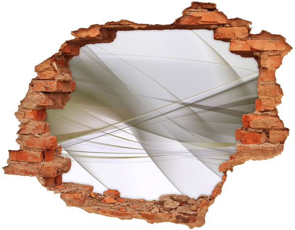 Adesivo murale buco 3D Spazio moderno in cemento