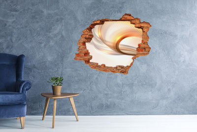 Adesivo effetto buco nel muro Design d'interni moderno