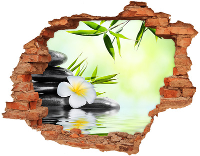 Adesivo con buco sbrecciato Un'oasi di pace nella natura