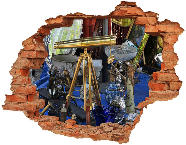 Adesivo effetto buco nel muro Antiquariato in un negozio misterioso