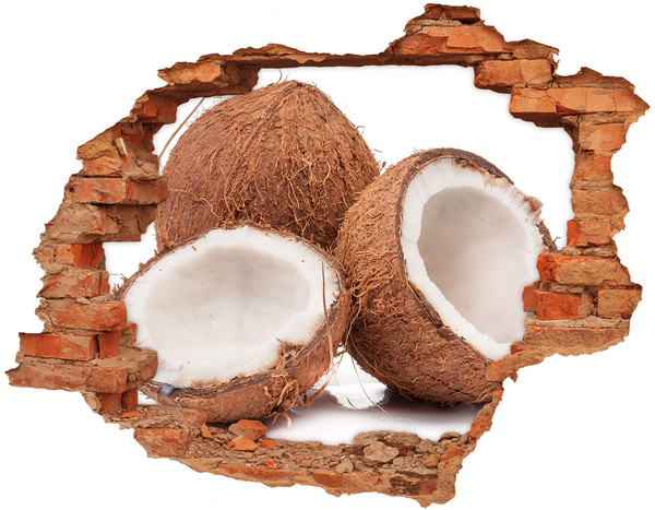 Adesivo effetto buco nel muro Tesori di cocco