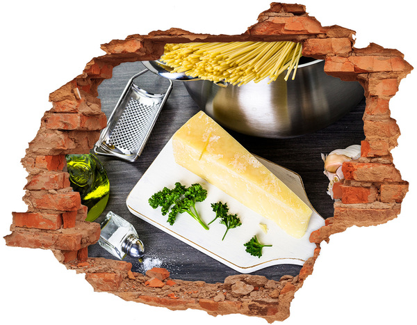 Adesivo effetto buco nel muro Idee per la cucina