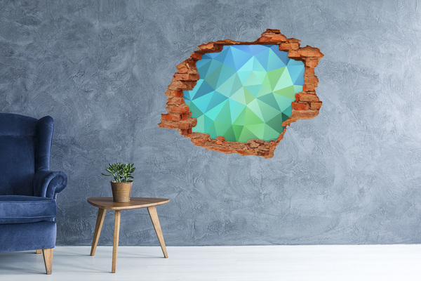 Adesivo effetto buco nel muro Buco virtuale nel muro