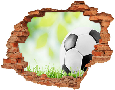 Adesivo murale buco 3D Sogni calcistici