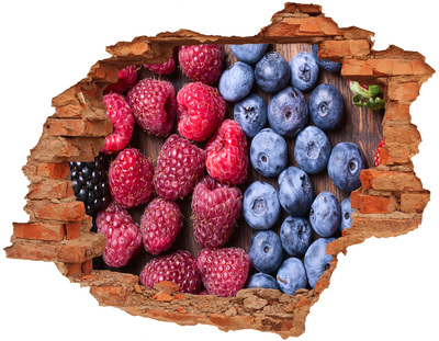 Adesivo effetto buco nel muro Fruity Hole in the Wall