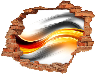 Adesivo con buco sbrecciato Una svolta nell'uso dei colori nel calcestruzzo