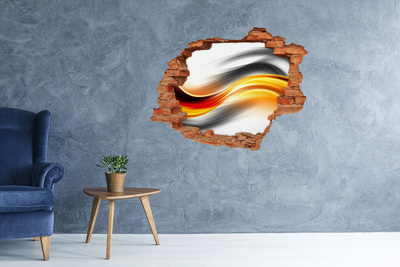 Adesivo con buco sbrecciato Una svolta nell'uso dei colori nel calcestruzzo