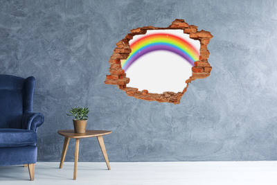 Adesivo con buco sbrecciato Perdita di luce arcobaleno