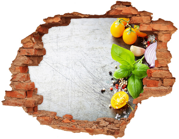 Adesivo murale buco 3D Idee per la cucina che nascono dietro le quinte