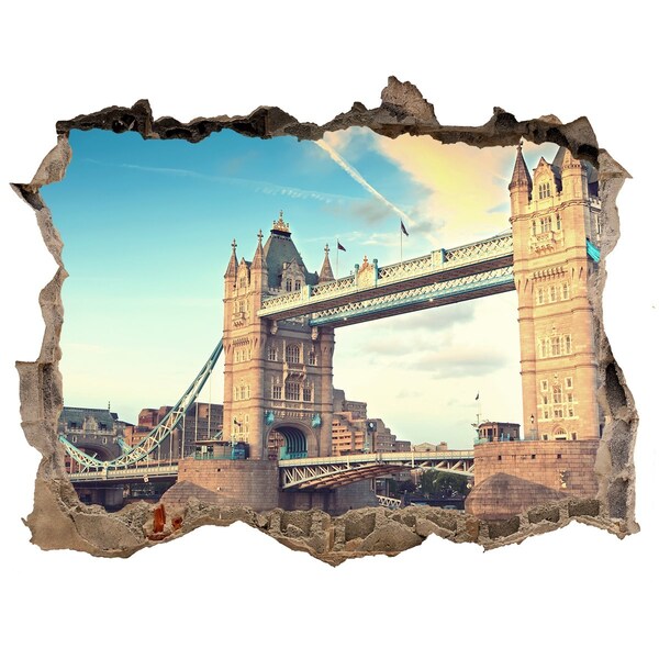 Finto buco nel muro 3D Tower Bridge a Londra