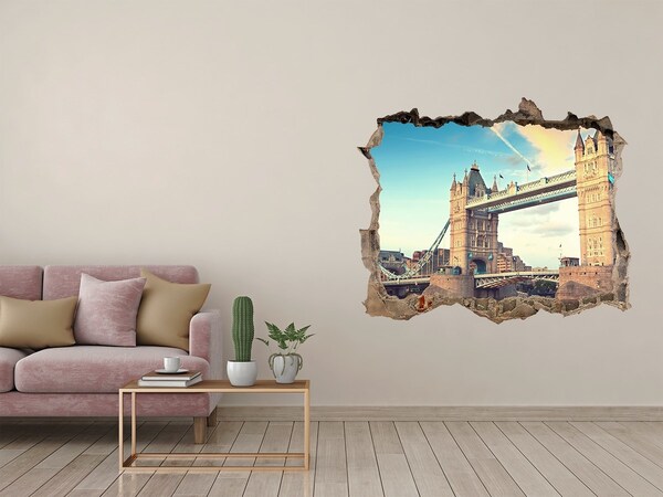 Finto buco nel muro 3D Tower Bridge a Londra
