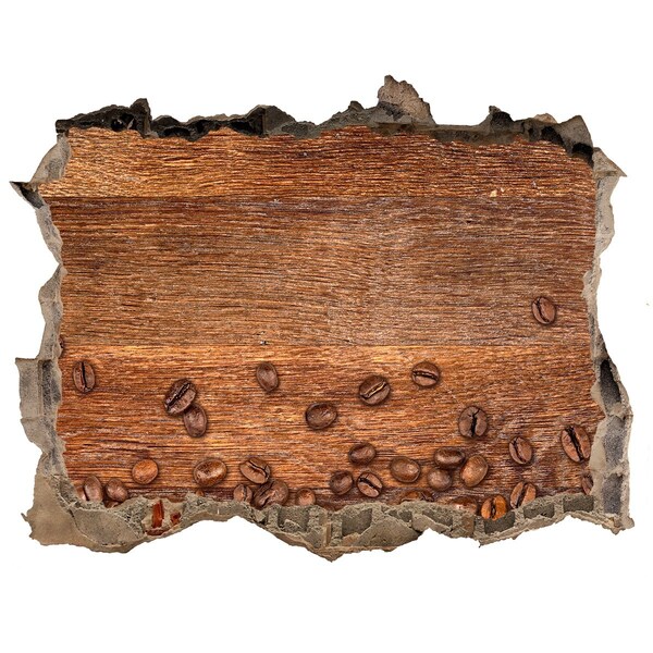 Finto buco nel muro 3D Muro del caffè in rovina