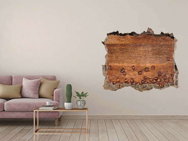 Finto buco nel muro 3D Muro del caffè in rovina