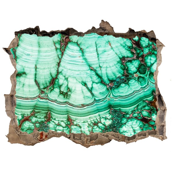 Finto buco nel muro 3D Grotta di Malachite