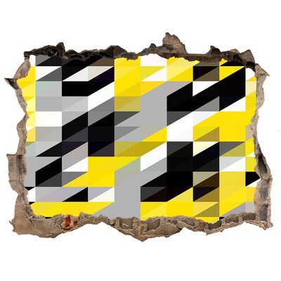 Sticker buco nel muro Buco astratto nel muro