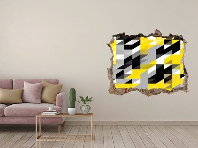 Sticker buco nel muro Buco astratto nel muro