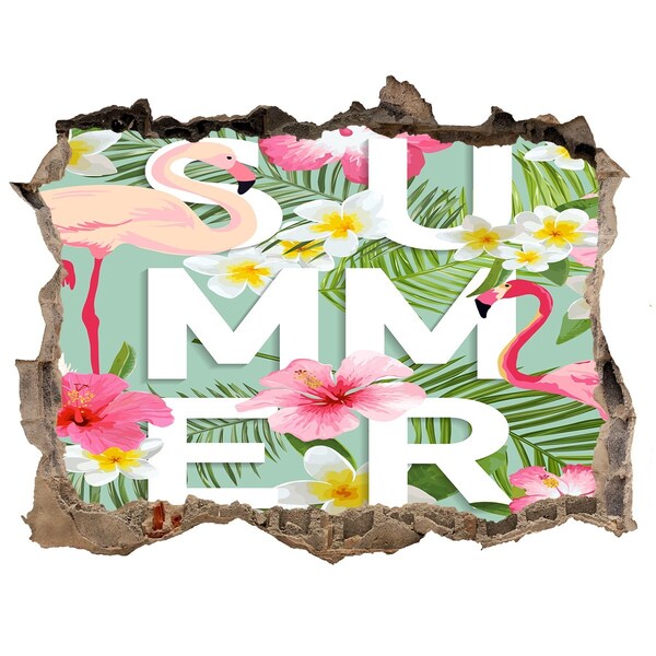 Finto buco nel muro 3D Sogni d'estate