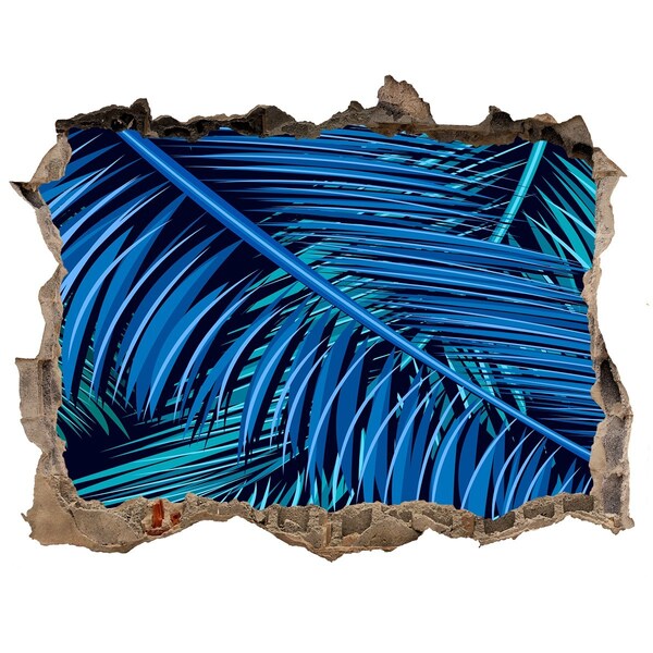 Sticker buco nel muro Oasi tropicale con palme