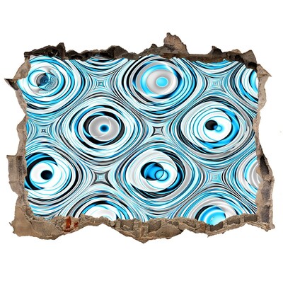 Finto buco nel muro 3D Vortici d'acqua nel cemento