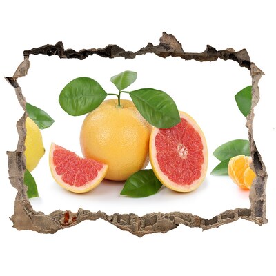 Finto buco nel muro 3D Un paradiso fruttato e nascosto