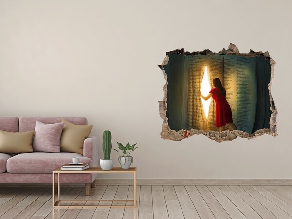 Sticker buco nel muro Un buco nella realtà