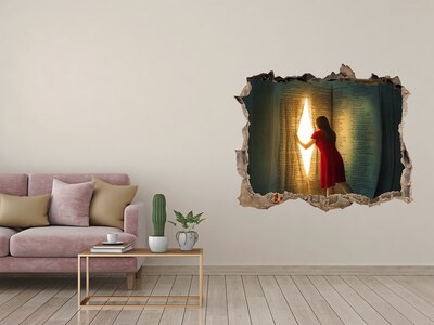 Sticker buco nel muro Un buco nella realtà