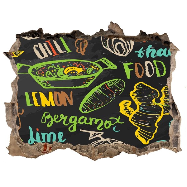 Finto buco nel muro 3D Idee per la cucina