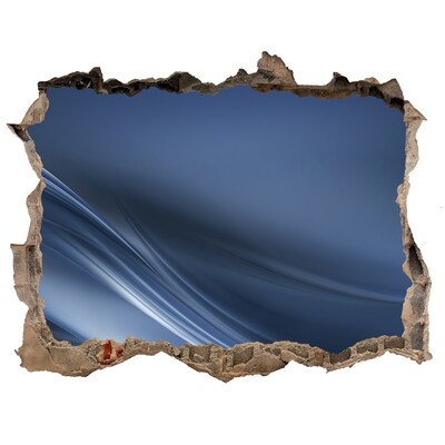 Adesivo buco nel muro Un buco nel muro con vista sul cielo