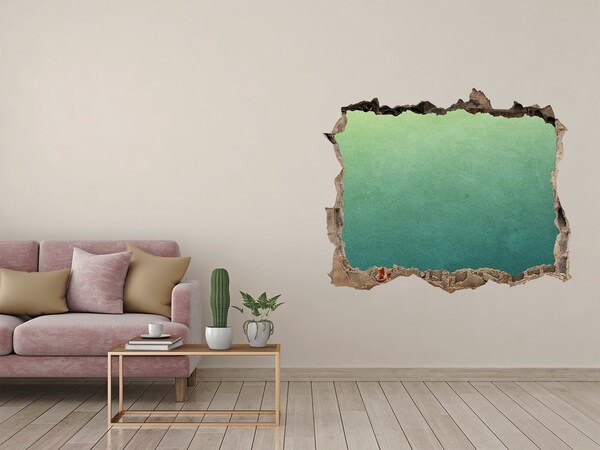 Adesivo buco nel muro Una baia ai tropici