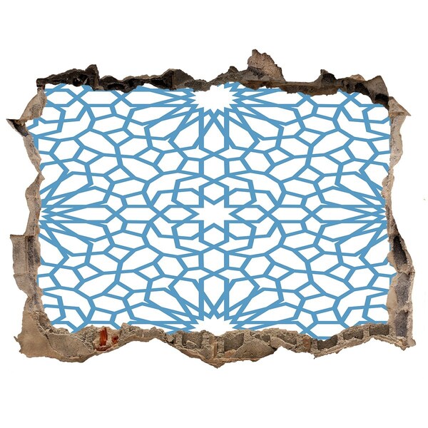 Finto buco nel muro 3D Motivo a mosaico in un buco nel muro