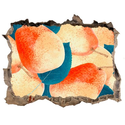 Adesivo buco nel muro Un paradiso di frutta dietro le mura