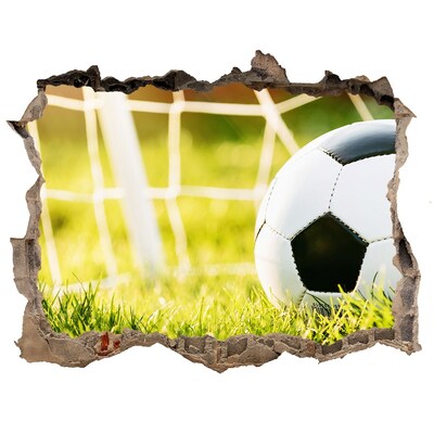 Sticker buco nel muro Un gol sul campo